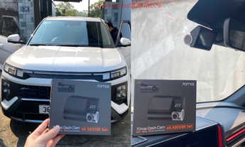 Hyundai Creta 2025 ghi hình sắc nét 4K với camera hành trình A800SE