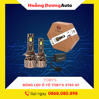 Bóng Led Ô tô Toby's XT-65 H7 -  Dành cho xe điện